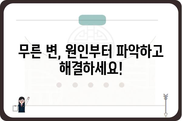 무른변 해결 위한 5가지 방법| 원인 분석부터 관리까지 | 변비, 장 건강, 식습관