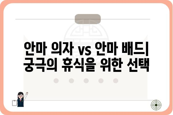 안마 의자 vs 안마 배드| 나에게 맞는 휴식템은? | 안마, 건강, 비교, 추천