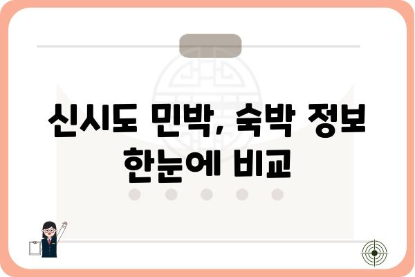 신시도 민박 가격 비교 & 추천 | 저렴하고 깨끗한 숙소 찾기