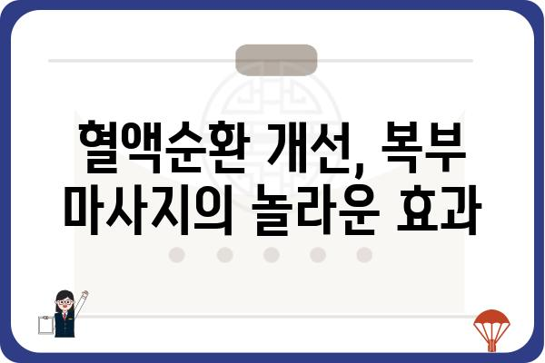 복부 마사지, 이렇게 하면 효과 UP! | 건강, 소화, 스트레스 해소, 혈액순환