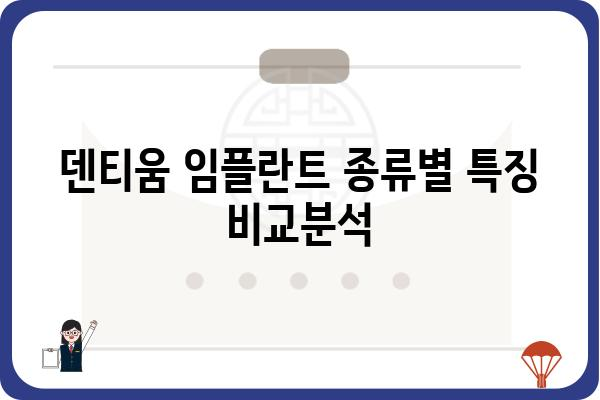 덴티움 임플란트 가격, 종류, 장점 비교분석 | 임플란트 가격, 덴티움 임플란트 종류, 장점, 비용, 후기